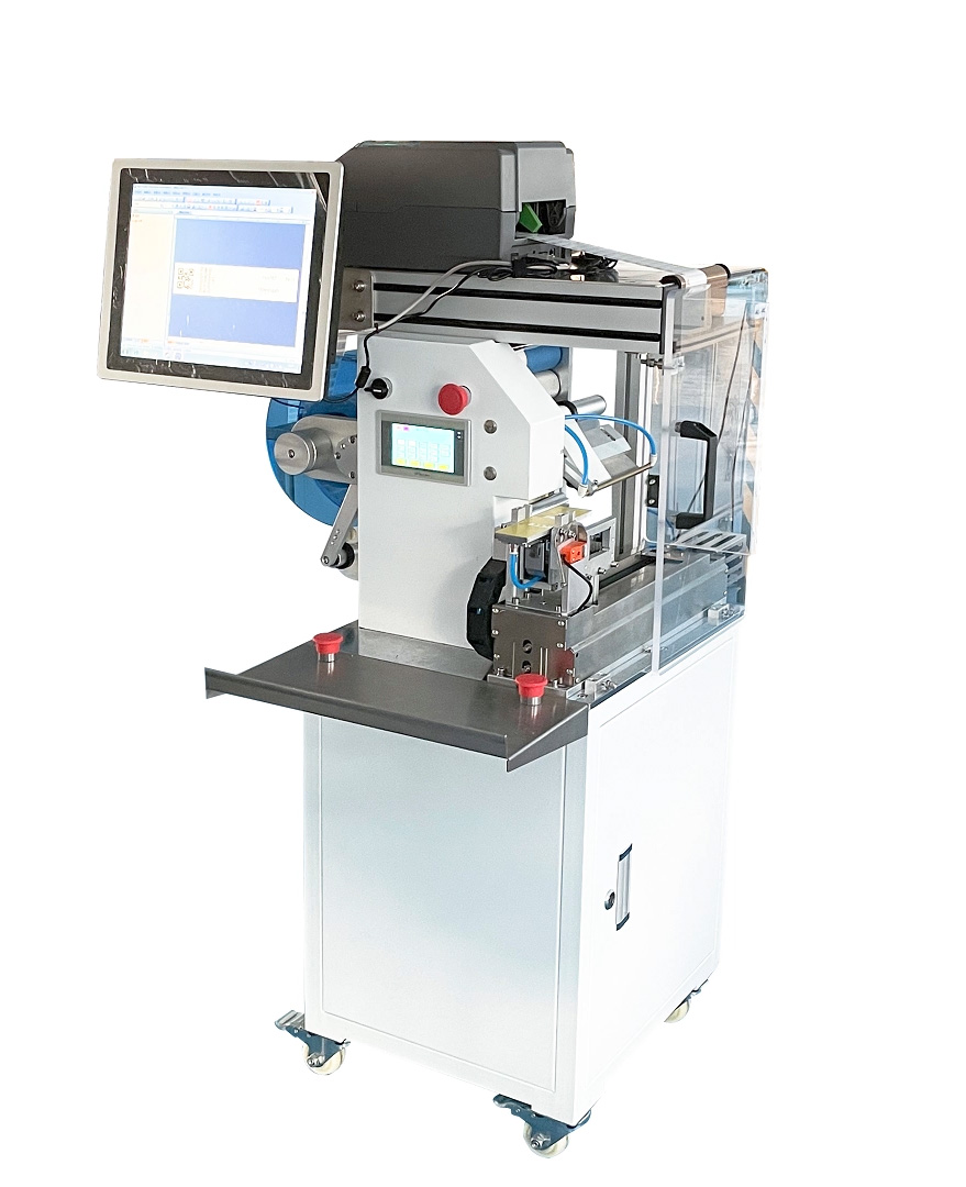 Полуавтоматическая машина для складывания и маркировки проводов JW-T107 Thumb