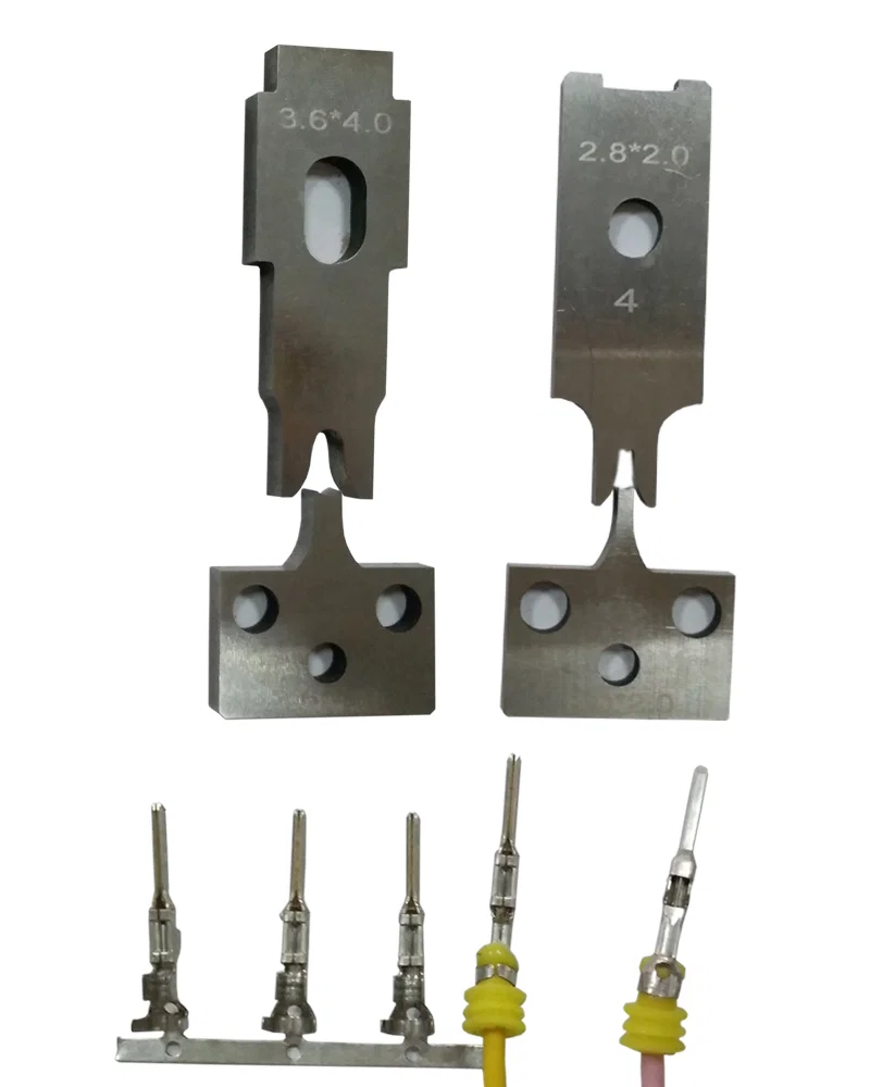 Terminal Crimping Blade, Terminal Crimping Blade And Cutter, Knife Blades And Cutter For Electric Terminal Crimping Клеммное обжимное лезвие, клеммное обжимное лезвие и резак, лезвия ножей и резак для электрического обжима клемм