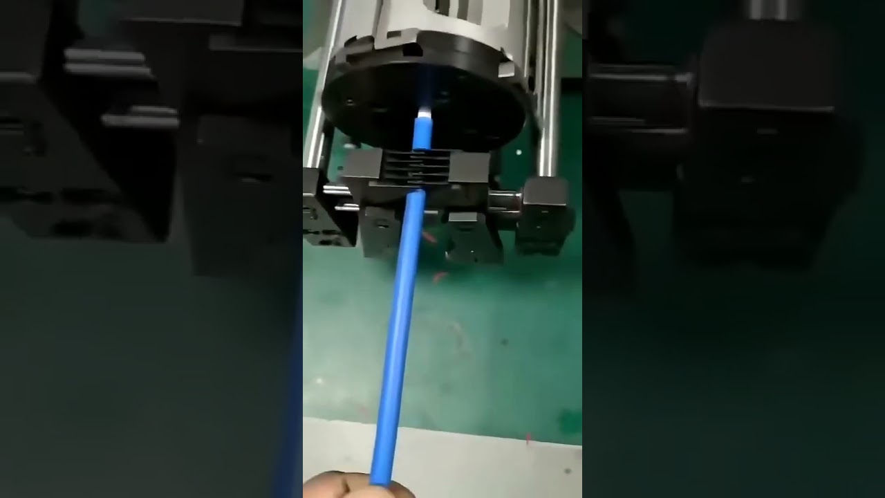 Semi Wire Stripper Machine   Automatic Rotary Coaxial Cable Stripper #factory #machine