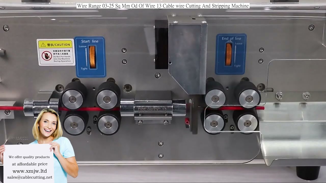Wire Range 03-25 Sq Mm Od Of Wire 13 Cable wire Cutting And Stripping Machine