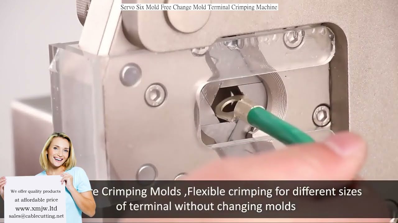 Servo Six Mold Free Change Mold Terminal Crimping Machine