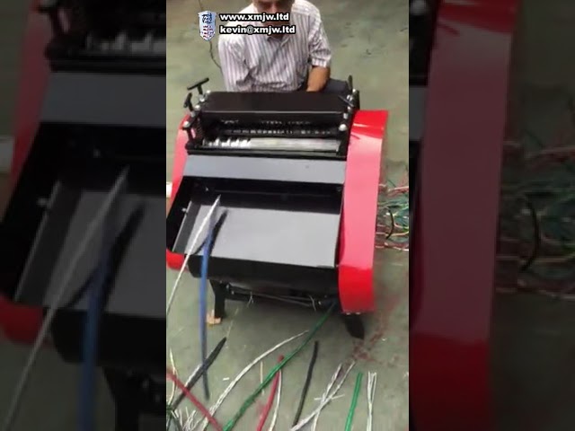 Scrap copper cable wire stripping recycling machine used cable processing machine for wire stripper