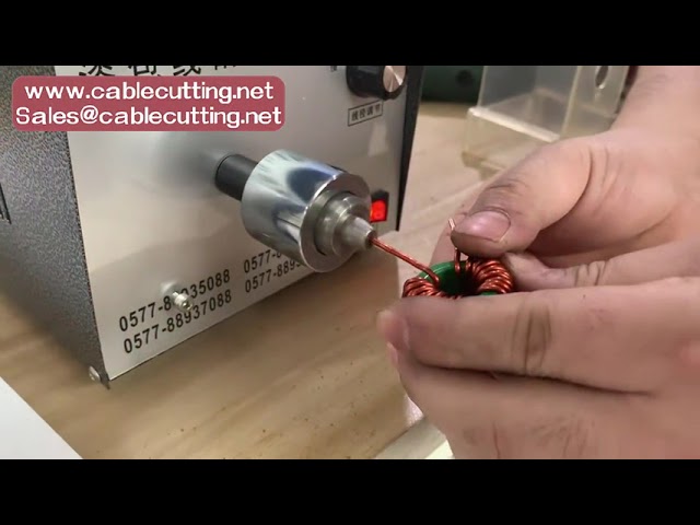 Magnet  enamel  wire stripping machine, enameled wire transformer wire stripping machine2