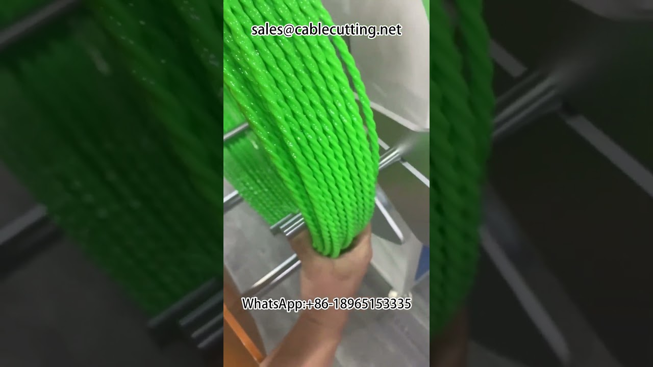 Wall threader metre counting take up, large rolls divided into small rolls, bundling #Wall threader