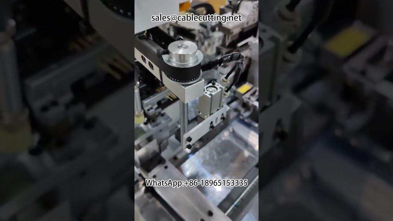 Automotive wire harness Equipment #multifunctional double head terminal machine #end tinning