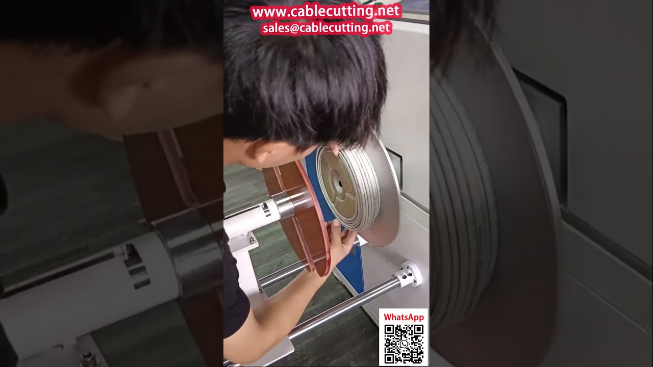 Machine Tout en Un  Comptage, Alignement, Enroulage, Coupe et Ligaturage pour Câble Réseau   Frac