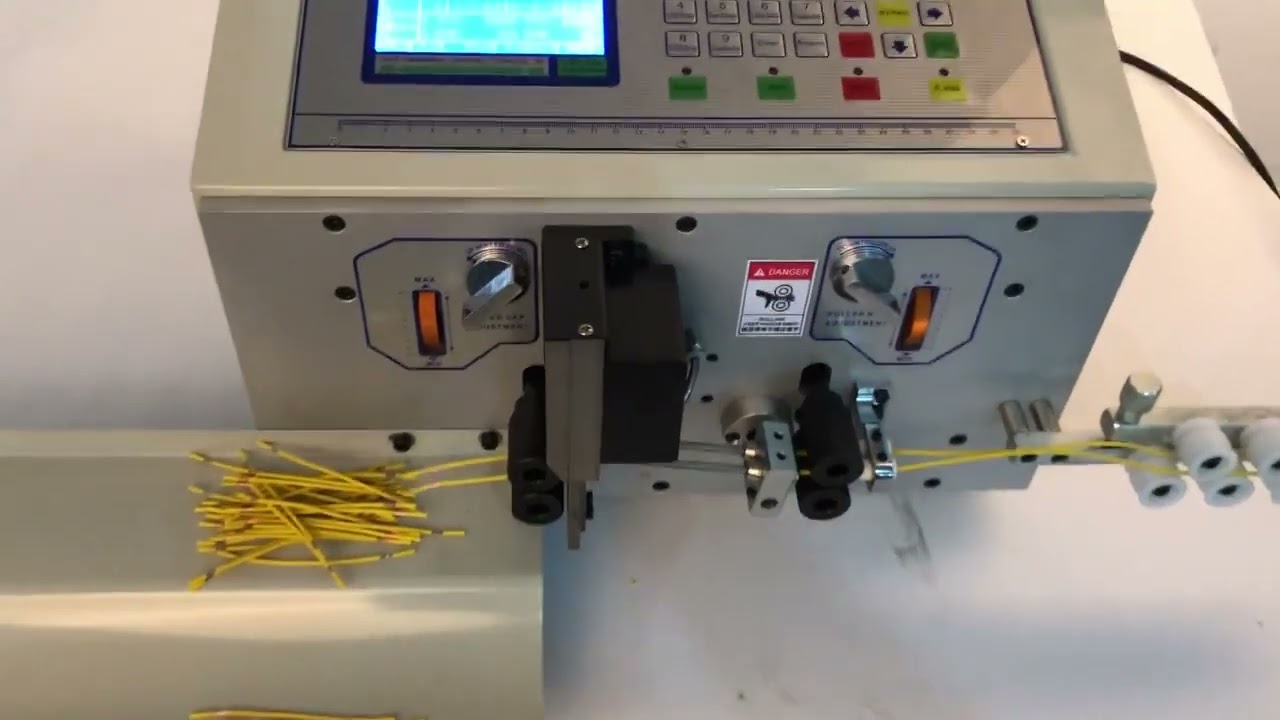 Cable Cutting Stripping Peeling Machine Touch Screen Automatic Computer for SingleDouble Wire 0 1 6m