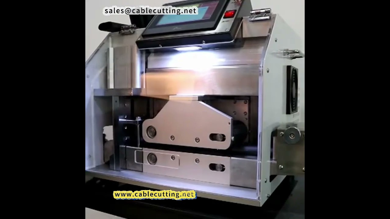 Automatic pipe cutting machine, small water pipe cutting, plastic pipe hose cut to length machine