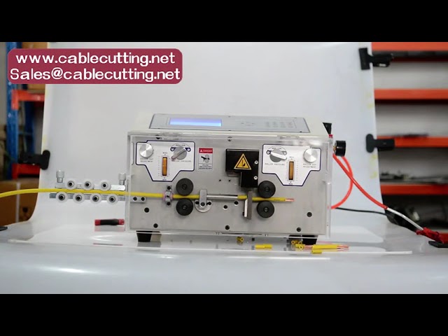 Automatic Cable Cutting and Stripping Machine | Wire Processing Device