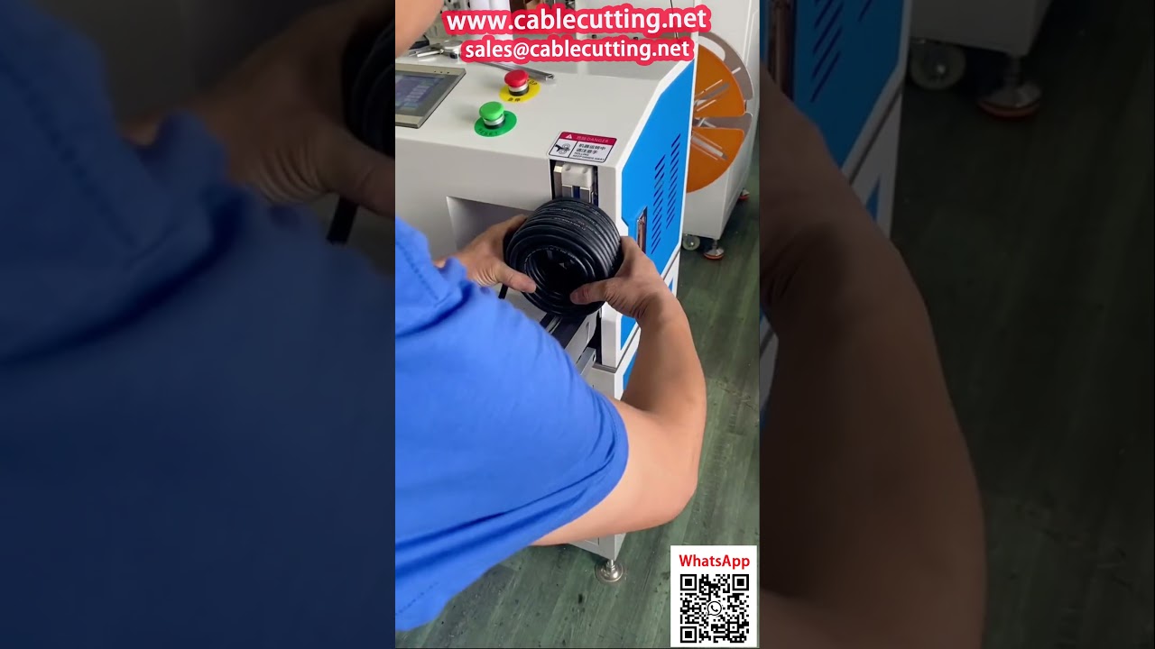 Автомат для силового кабеля Все в одном Счетчик, укладка, намотка, вязка