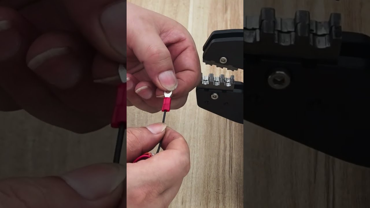 Custom Crimp Shapes with Electric Terminal Crimping Machine #factory #machine