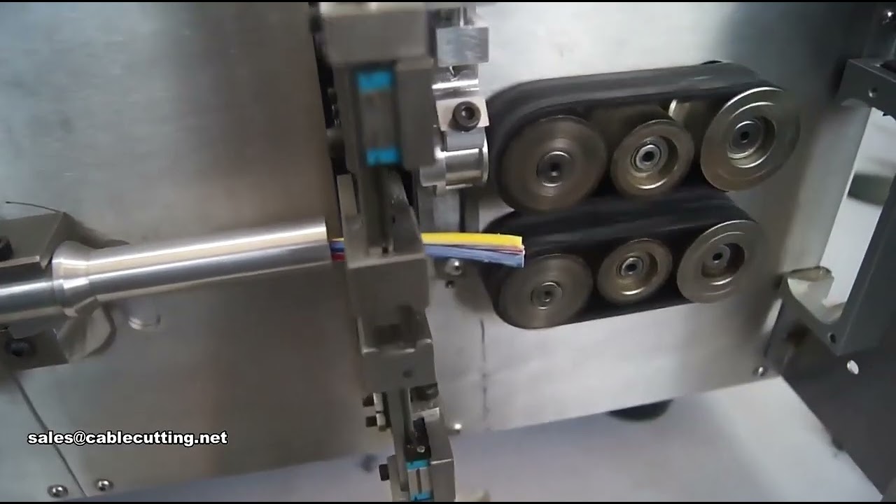 Automatic Computer Cable Wire Peeling Stripping Cutting Machine