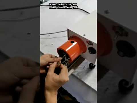 30W Semi automatic Wire Stripping Twisting Machine, 3 45mm, Wire Diameter 26 10awg Multi core Sheath
