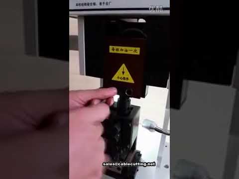 terminal crimping machine, terminal machine, operation debug video