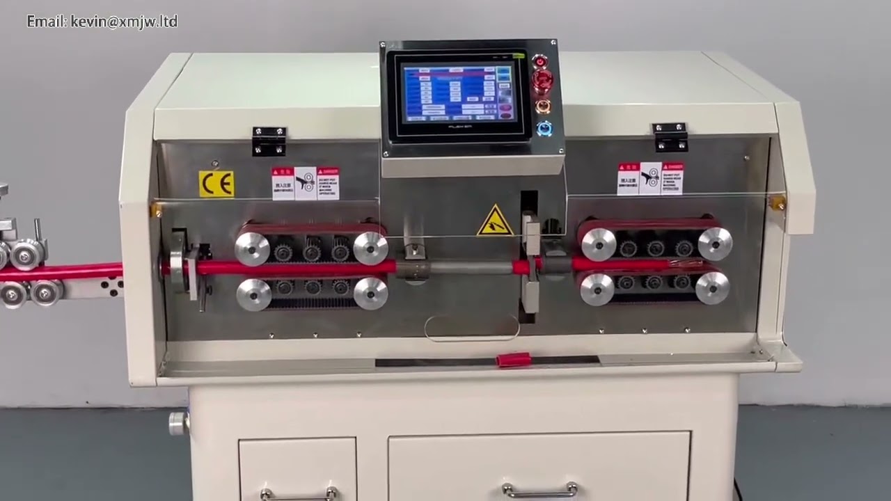 1 150mm SWT508 MAX3 Full Servo Motor Driver Wire Peeling Stripping Cutting Machine Automatic Touch S