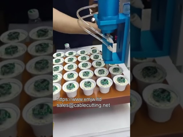 Benchtop Large Capacity Silicone Glue Dispenser Robot Fully Automatic Glue Applicator Dispensing Mac