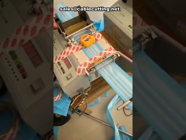 Автоматическая машина для резки ушных петель масок, лент, эластичной тесьмы и кожаных ремней | Высокоскоростной резак