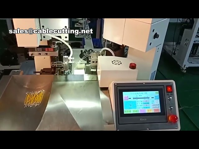 Автоматический станок для опрессовки клемм с двух сторон