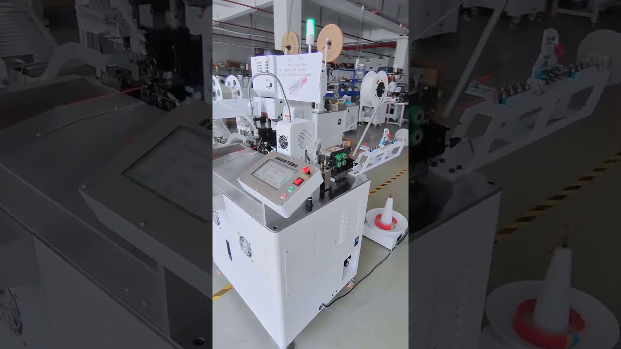 Обработка жгутов проводов PTC-электродов для модулей отопления и кондиционирования электромобилей #завод