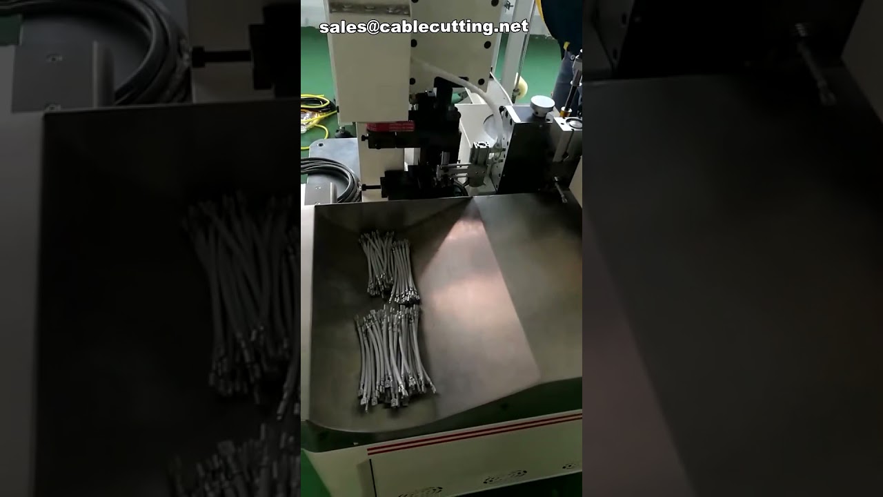 Automatic Terminal Pressing and Crimping Machine for Flat Cable