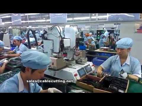 automatic screw locking machine with robot arm and conveyor