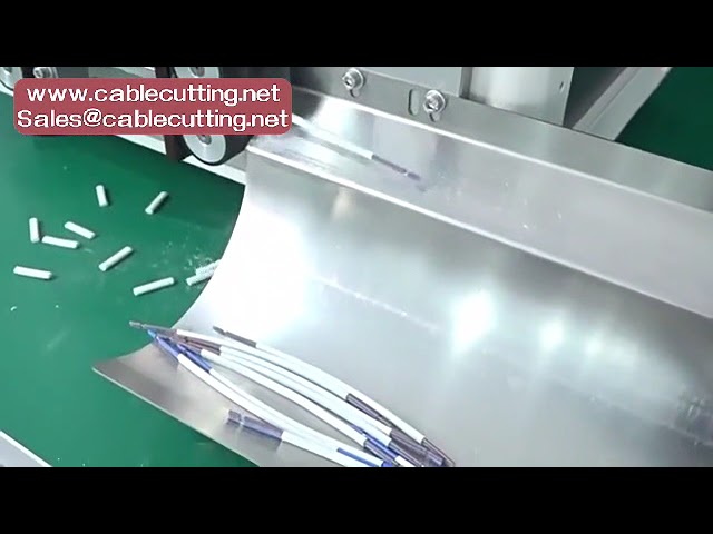 904 4 3 Inch Touch Screen Control Automatic Round Flat Sheathed Wire Electric Peeling Stripping Cutt