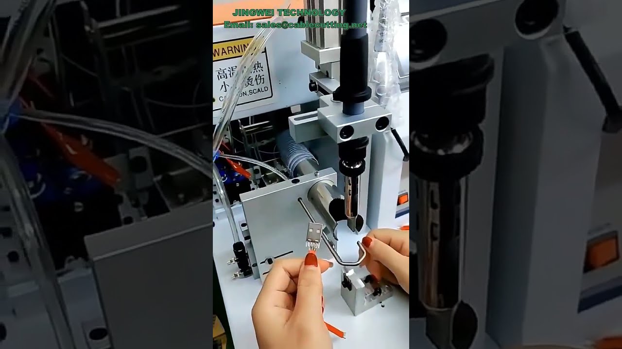 Semi Automatic Soldering Machine Usb Data Cable Making Machine