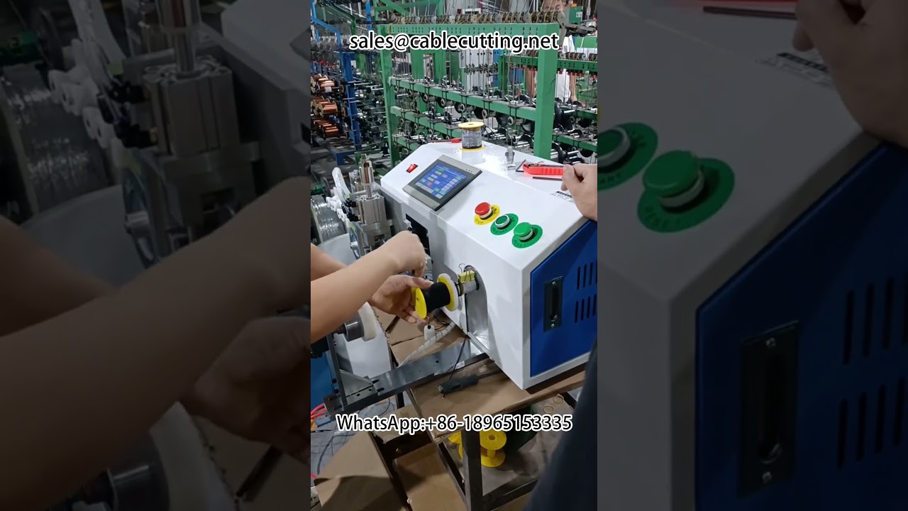 Automatic Metre Counting Array Winding Machine #Wire Winding Machine #Wire Harness Processing #Wire