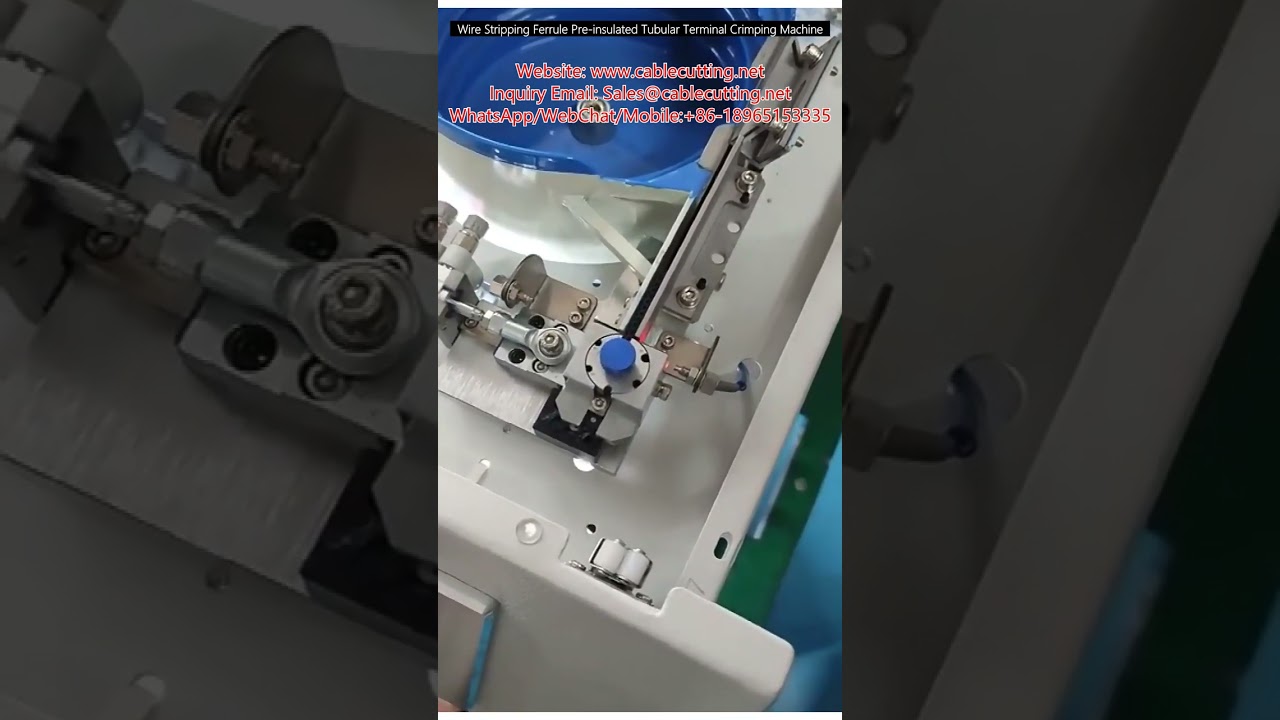 Wire Stripping Ferrule Pre insulated Tubular Terminal Crimping Machine