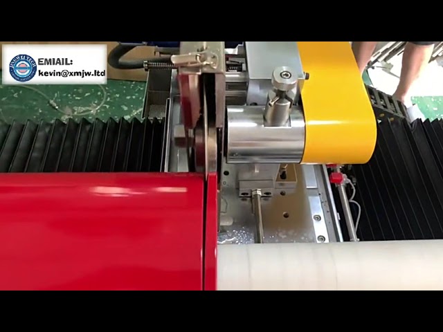 Kraft Paper Roll Cutting Machine Non Woven Fabric Rolls Cut Machine