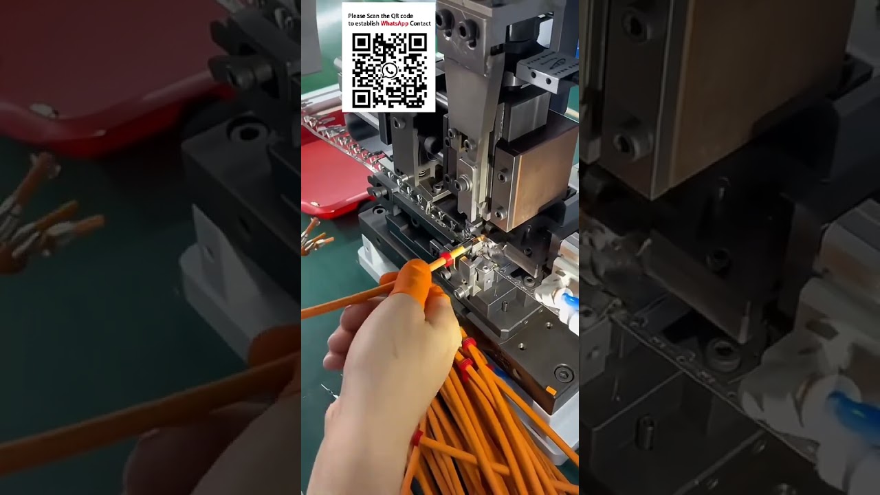 Stripping & Crimping Machine for New Energy Vehicle EV Harnesses #Terminal Crimper