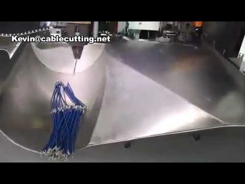 Double head Fully Automatic 2 Sided Crimping Machine Striping Cutting Electronic Wire Terminal Crimp