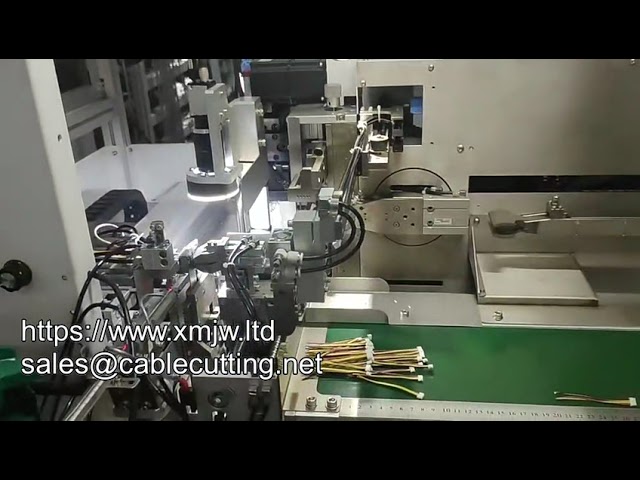 Full Auto Cable Cutting Stripping Crimping Tinning Equipment Connector Housing Insertion Machine