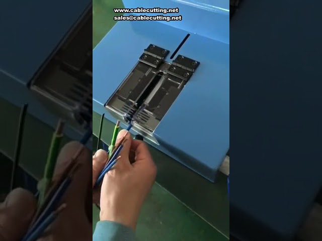 0 5 10mm Square Pure Pneumatic Stripping Machine, Stripping Length 2 50mm Multi core Sheathed Wire I