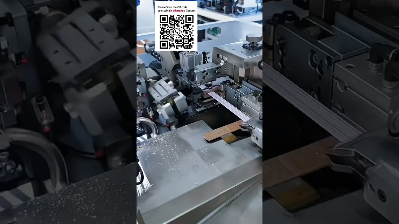 8-жильный двусторонний обжимной станок для ленточного кабеля #УмноеПроизводство