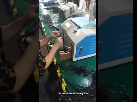 automatic earphone cable winding and binding machine, twist tie