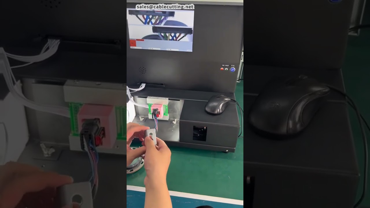 Wire Sequence and Color Tester with Continuity Check Function #factory #cablewirestrippingmachine