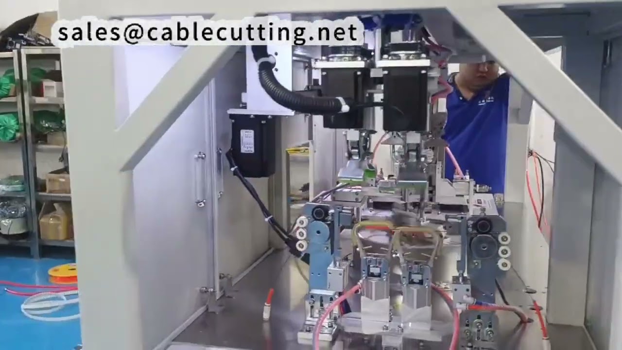 All in One Wire Cut, Strip, Wind, and Tie Machine Round or Figure 8, Customizable