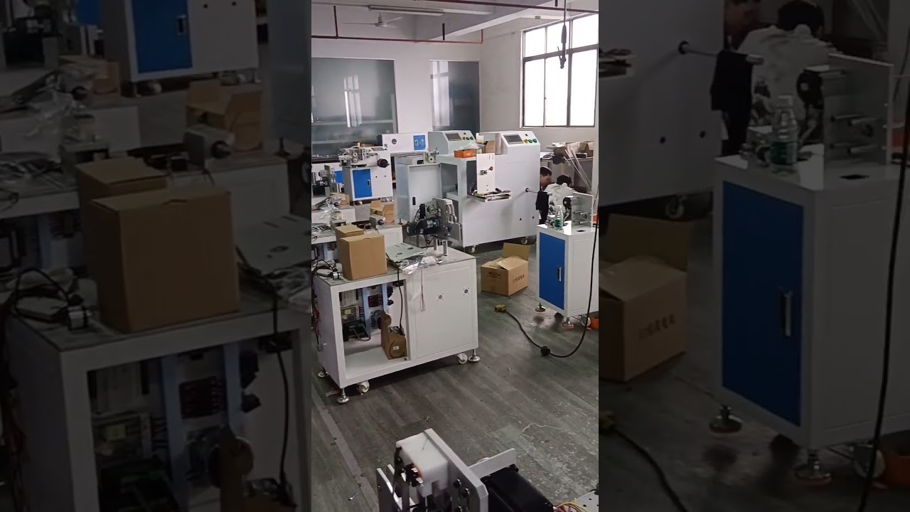 Автоматическое оборудование для намотки и подсчета длины - видео с производства #машина