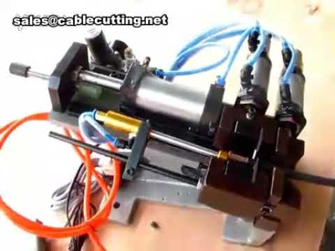 Pneumatic Cable Outer Insulation Stripping Machine for Industrial Automation