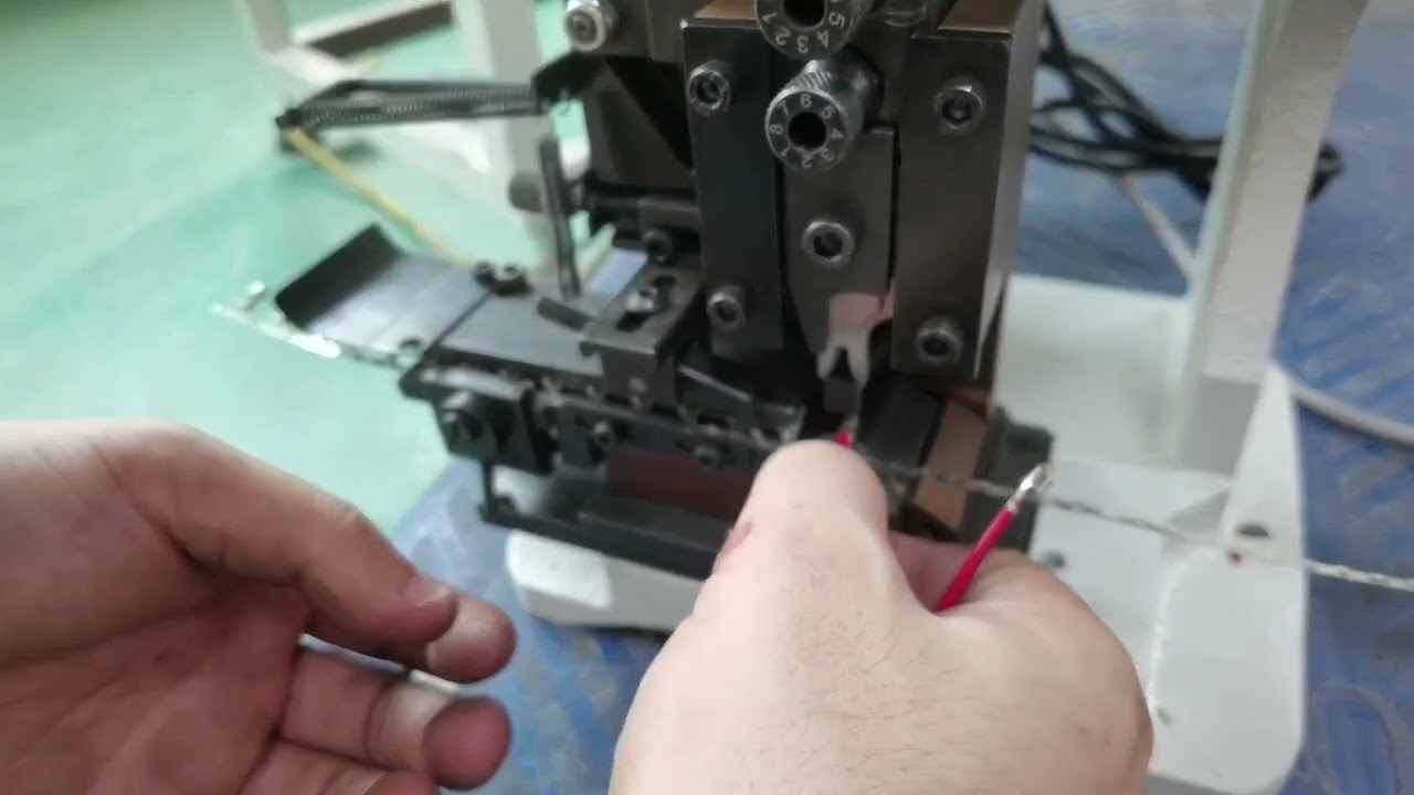 Terminal Crimping Real Shot Video Equipment Name