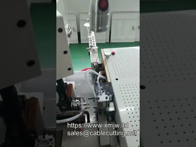 Full Automatic Micro Usb Data Cable Terminal Crimping Machine