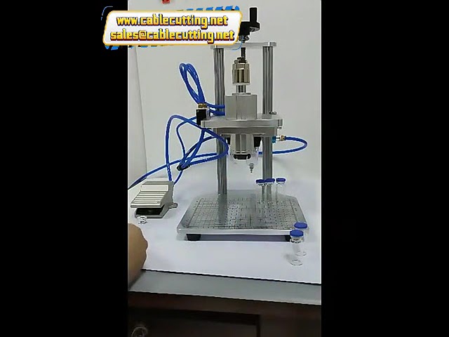 Pneumatic small ampoule capping aluminum plastic oral liquid infusion bottle capping equipment Xilin