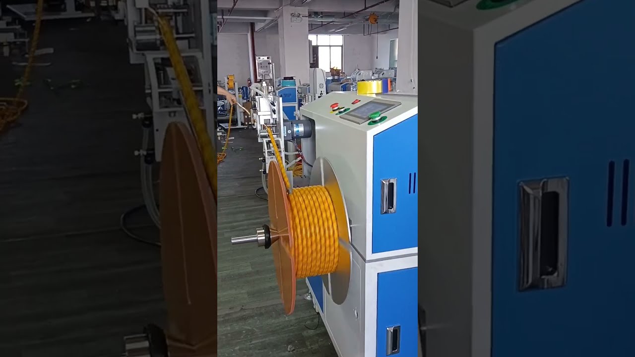 Automatic Tube Coiling Machine Live Demo Fast Operation 100m+ in 1 min+ #factory #machine