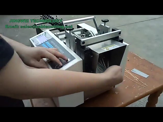 Automatic wire cutting machine, wire cutting and straightening machine