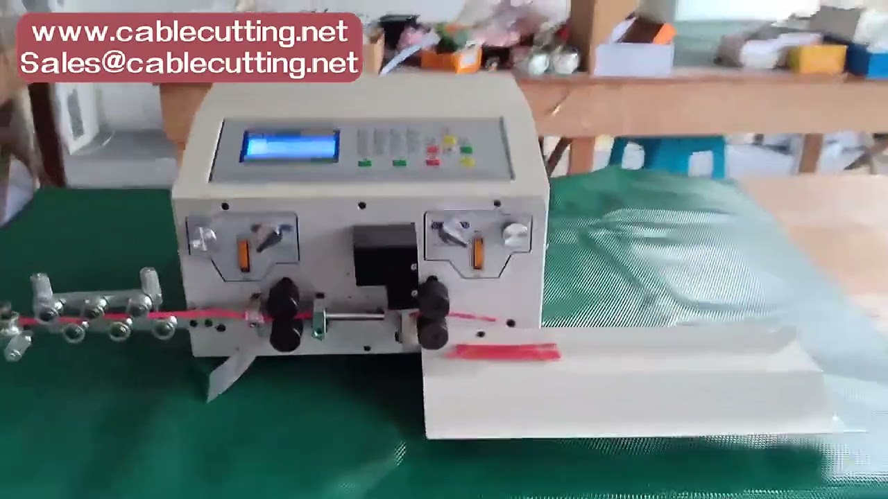 Computer Automatic Wire Peeling Stripping Machine 500W 4 Wheels Drive Stripper Cutting Wire 0 2 to 1