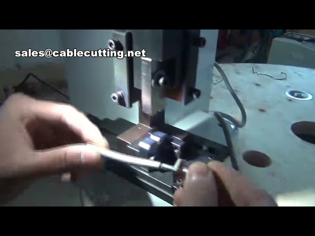 Connector Terminal Wire Harness Processing Crimp Ferrule Crimp Machine For Tube Terminal, Connector