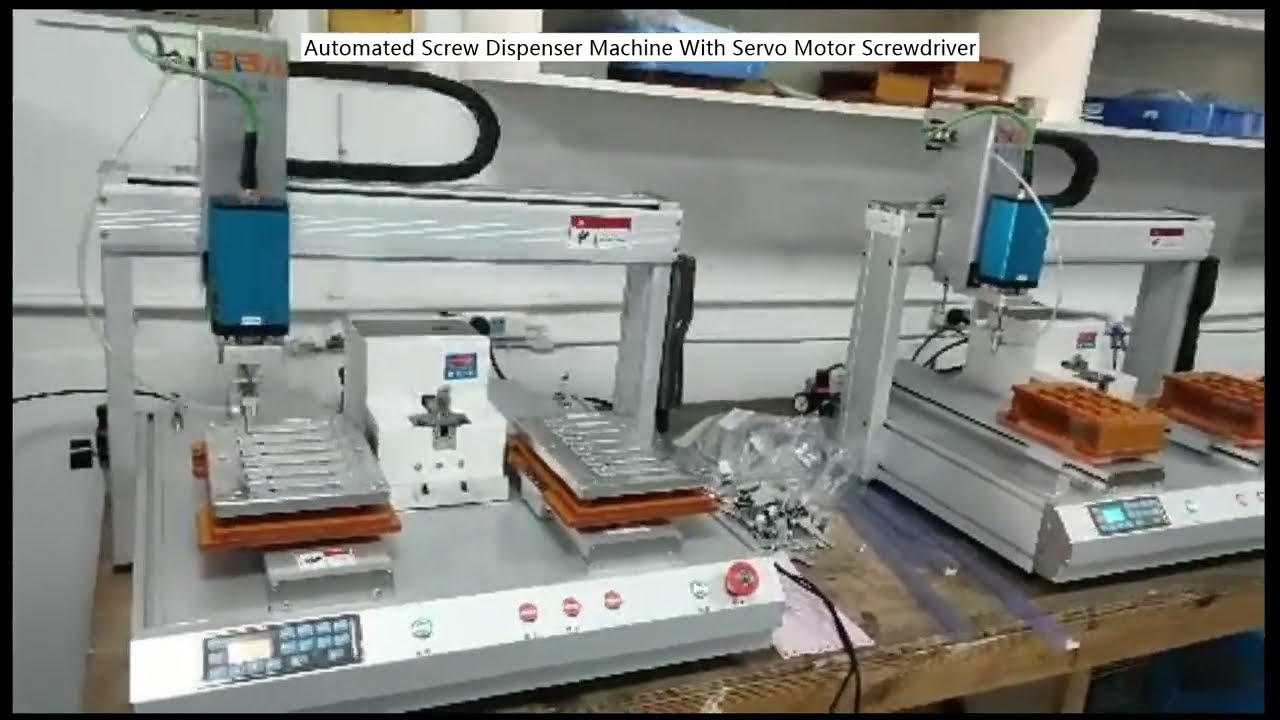 Automated Screw Dispenser Machine With Servo Motor Screwdriver