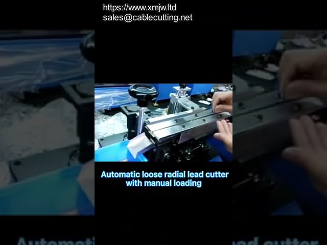 Loose Radial Component Pin Foot Cutter Tool Capacitor Led Varistor Transistor Lead Cutting Machine