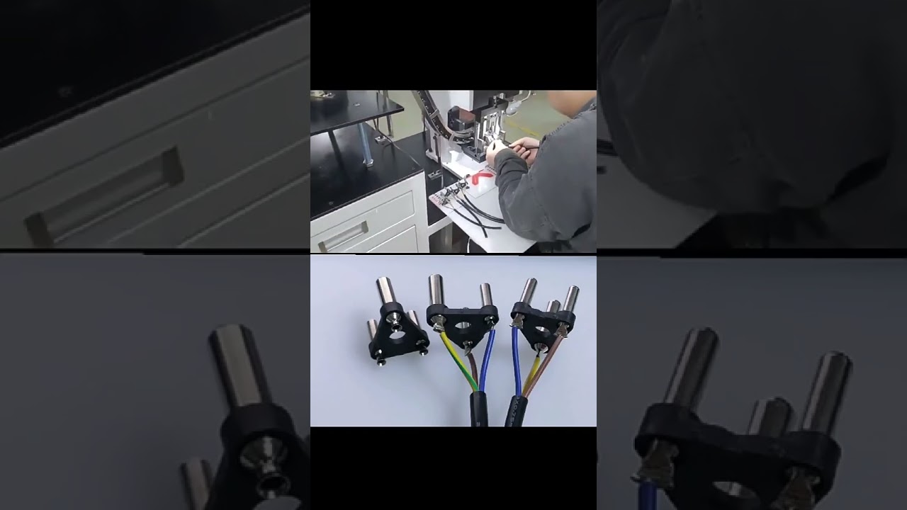 3T Automatic Sliding Rail Terminal Machine   Vibratory Feeder, Australian Standard Figure Eight Dual